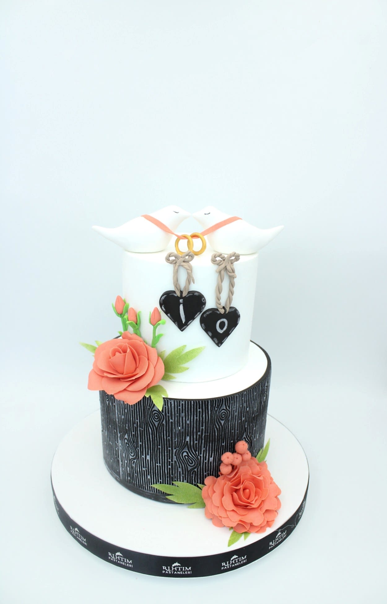 12 Çifte Kumrular Nişan Pastası