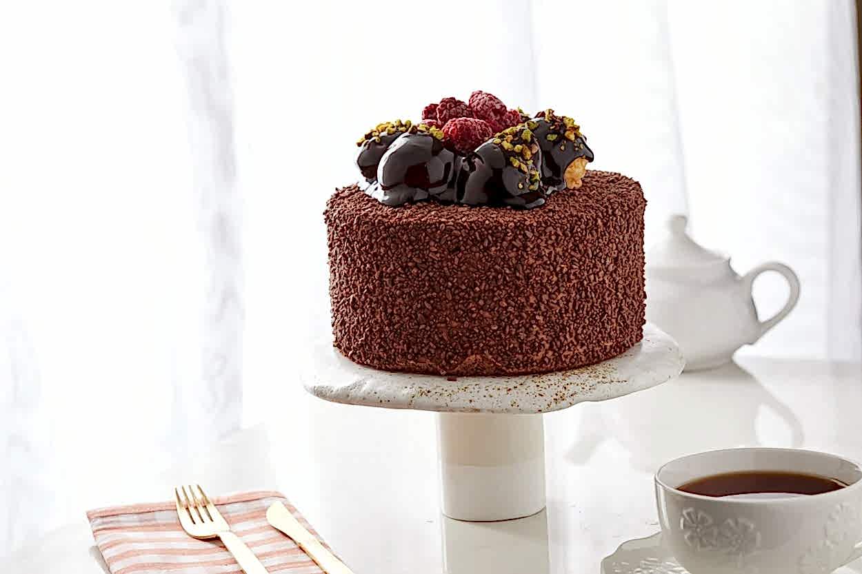 Çikolata Frambuazlı Pasta